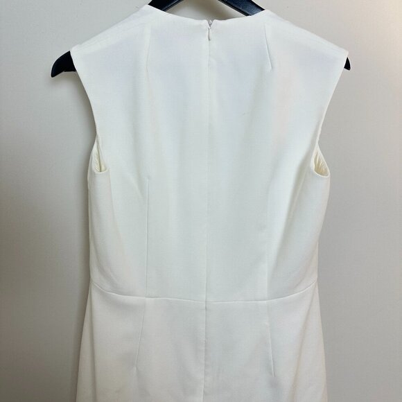 FRENCH CONNECTION Ruth Whisper A-Line Dress in Summer White Size US 10 - Picture 8 of 12